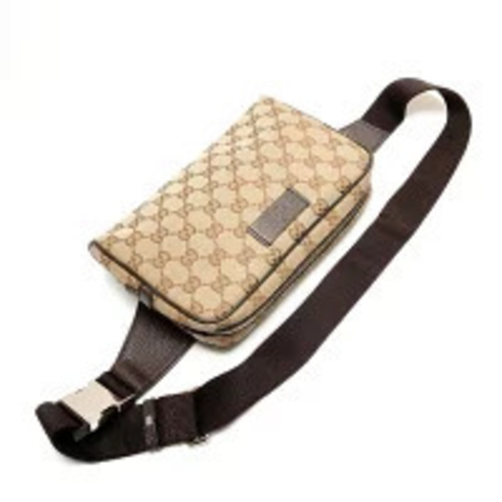 Gucci Waist Bag Brown GG Canvas - Picture 8 of 13